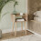URBN Living (Oak) Modern Bedside Table Storage Display Unit with 2 Shelves & Solid Pinewood Legs 1