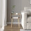 URBN Living (Oak) Modern Bedside Table Storage Display Unit with 2 Shelves & Solid Pinewood Legs 3