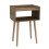 URBN Living (Oak) Modern Bedside Table Storage Display Unit with 2 Shelves & Solid Pinewood Legs 4