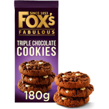(Pack Of 4) Fox's Biscuits Chunkie Chocolate Cookies 180g