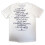 Oasis (S, White) Oasis Definitely Maybe AAA Setlist T Shirt 4