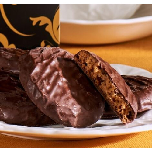 Border (Pack Of 2) Border Dark Chocolate & Ginger Biscuits 150g 2