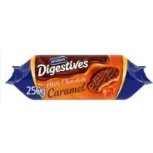 (Pack Of 6) McVitie's Milk Chocolate Digestive Caramel 250g