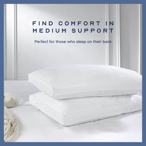 Snuggledown (Medium Pillow, 1 Pack) Snuggledown Luxurious Back Sleeper Pillow UK Made 1