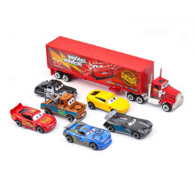 7pcs Cars 2 Rayo McQueen Racer Car&amp;Mack Truck Kids Toy Collection Set