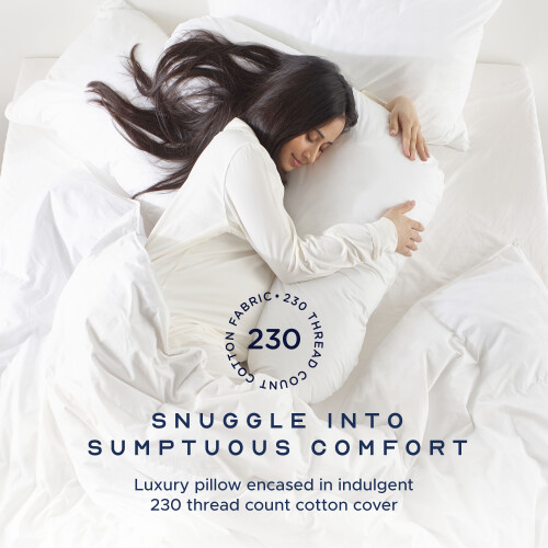 Snuggledown (Firm, 1 Pack) Snuggledown V Shape Pillow UK Made 2