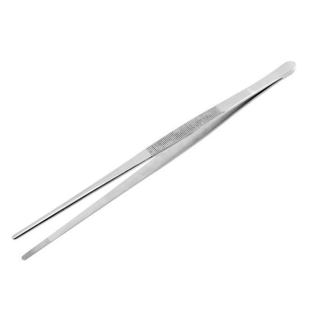 Kitchen Tweezers Extra-long Stainless Steel Cooking Tongs Fine Tweezer For Grilling Anti-slip Handle Multi-functional Tweezers For Cooking