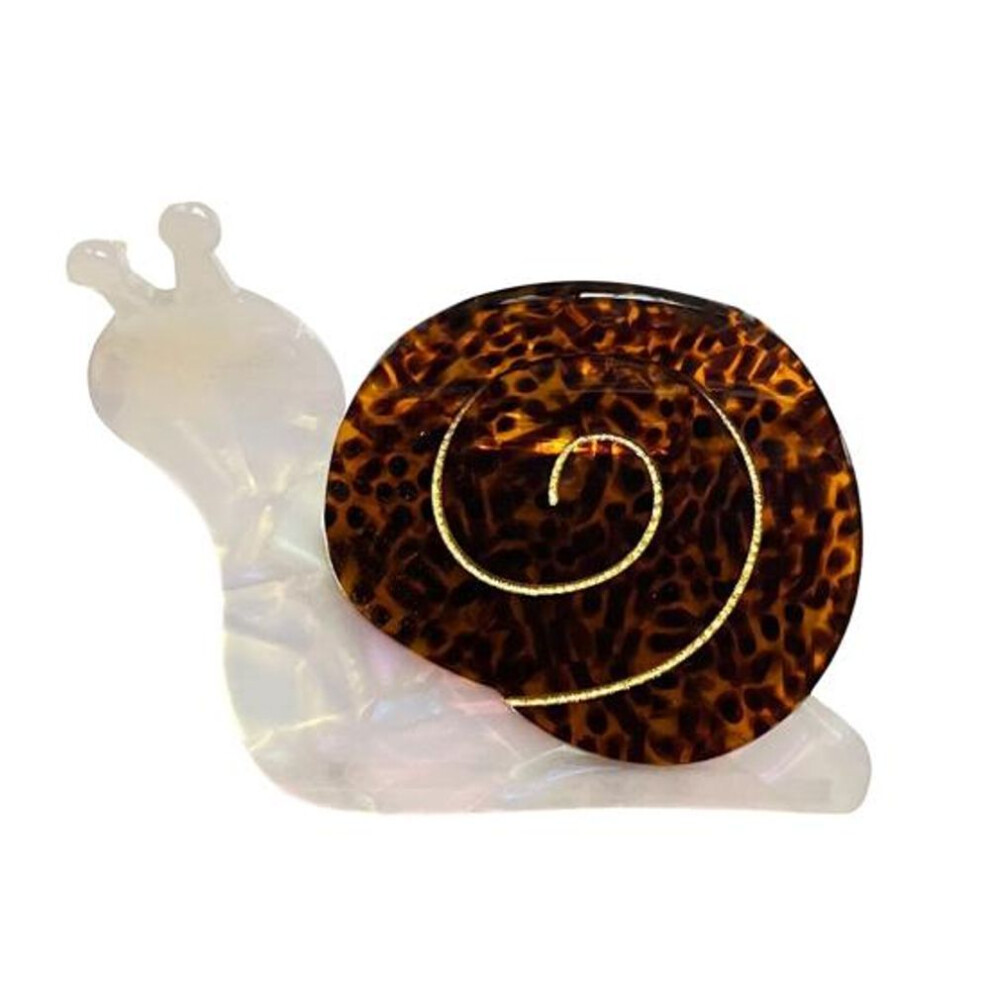 Snail-shaped Hair Claw Animal Shape Hair Clip Non-slip Metal Spring Acetic Acid Hair Claw Back Head Hair Clip Hair Accessories