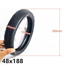(Tyre) 48x188 Inner Tube Outer Tyre 75g/275g/350g 9 Inch Black