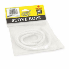 Hotspot 9mm x 1.5m Pre-Cut Glass Fibre Rope For Sealing Stoves and Log Burners