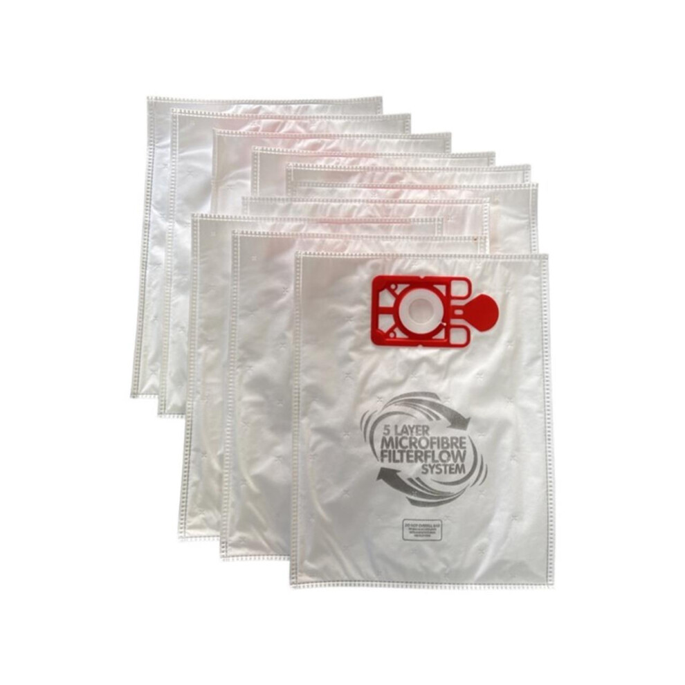 Kga Supplies 10 X Hepaflo Bags For Numatic Hvr200 Hvr200a Vacuum Cleaners