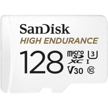 SanDisk High Endurance microSD UHS-I 128GB SDSQQNR-128G ACE-57842 – Durable 4K/HD Footage for Dash Cams & Home Security