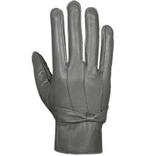 (Charcoal grey, S-M) Ladies Leather Gloves-Real Leather Winter Gloves for Women