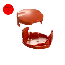 2 x Strimmer Head Trimmer Spool Cover Cap Flymo EIT300 ET23 ET23DX ET23+DX