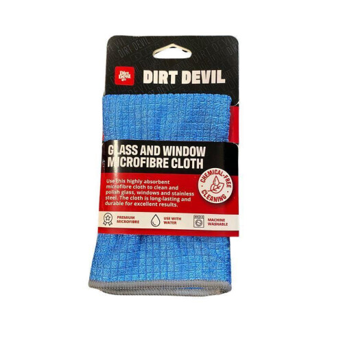 Dirt Devil Glass & Window Microfiber Cloth - Streak-Free Cleaning