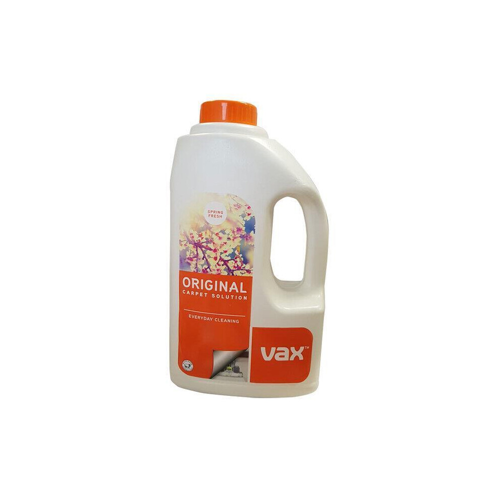 VAX Carpet Cleaner Solution Shampoo Spring Fresh Scent Cleaning 1.5L