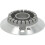 GENUINE SMEG MEDIUM 83mm BURNER CROWN 870650447 1