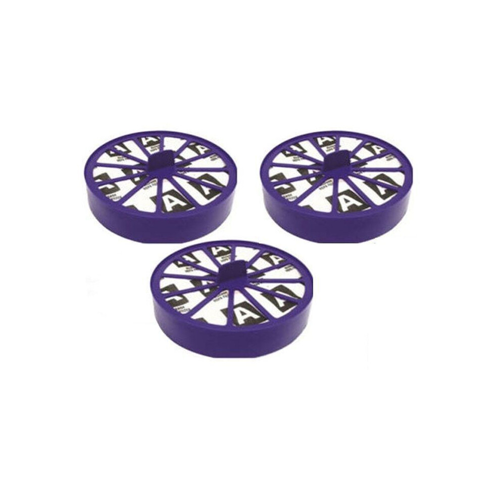 Kga Supplies 3 X Hepa Allergy Filter Fits Dyson Dc07 Dc14 Animal Vacuum Cleaner Hoover Blue
