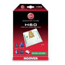 Hoover Genuine H60 Bags Pack of 4 - Part No 35600392 - Sensory PurePower Silent Energy Freemotion Cylinders