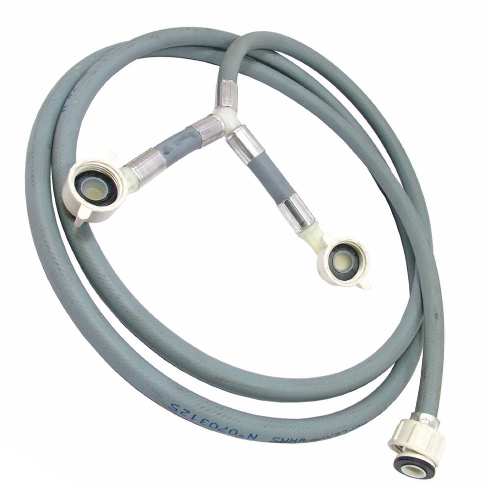 Universal WASHING MACHINE Y Split DUAL FILL Inlet Water HOSE 1.7 METRE