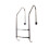 Deep Blue Pro Norma Pool ladder. 5 Tread. High quality safe non-coroding Stainless steel 5
