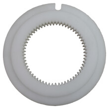 Internal Gear Acetal 150mm OD x 87mm ID x 15mm (60 teeth)