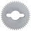 Spur Gear Acetal 49mm x 8mm (46 teeth) 1