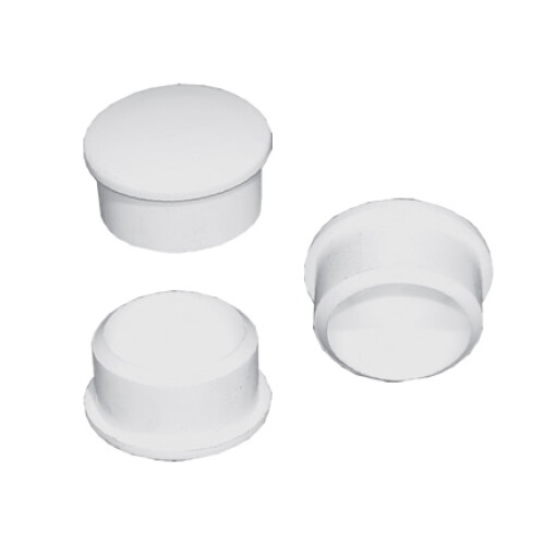 Step unit white plastic cap