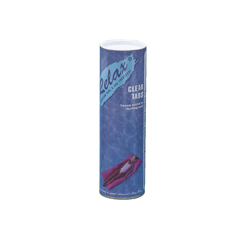 Plastica Relax Clear Tabs - 8 X 100G Tablets For Crystal-Clear Pool Water