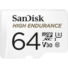 SanDisk High Endurance MicroSD Card (64GB, SDSQQNR-064G) - Refurbished