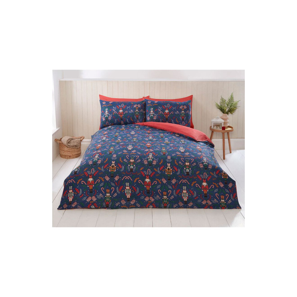 (King , Nutcracker Blue) Bedding Quilt Duvet Cover Sets Single Double King