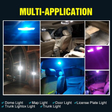 (light blue, 36MM) 2pcs C5w Led C10w Canbus Festoon 31mm 36mm 39mm 41mm  Error Free Car Interior Reading Light 24smd 3014 Chips License Plate Bulbs Auto Lamp Dc 12v