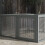 PawHut PawHut Rabbit Hutch, Folding Wooden Rabbit Run with Openable Top, Grey 7