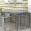 PawHut PawHut Rabbit Hutch, Folding Wooden Rabbit Run with Openable Top, Grey 6