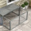 PawHut PawHut Rabbit Hutch, Folding Wooden Rabbit Run with Openable Top, Grey 8