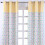 Homescapes (W 137cm x Drop 228 cm) Multi Polka Dots Ready Made Eyelet Curtain Pair 1