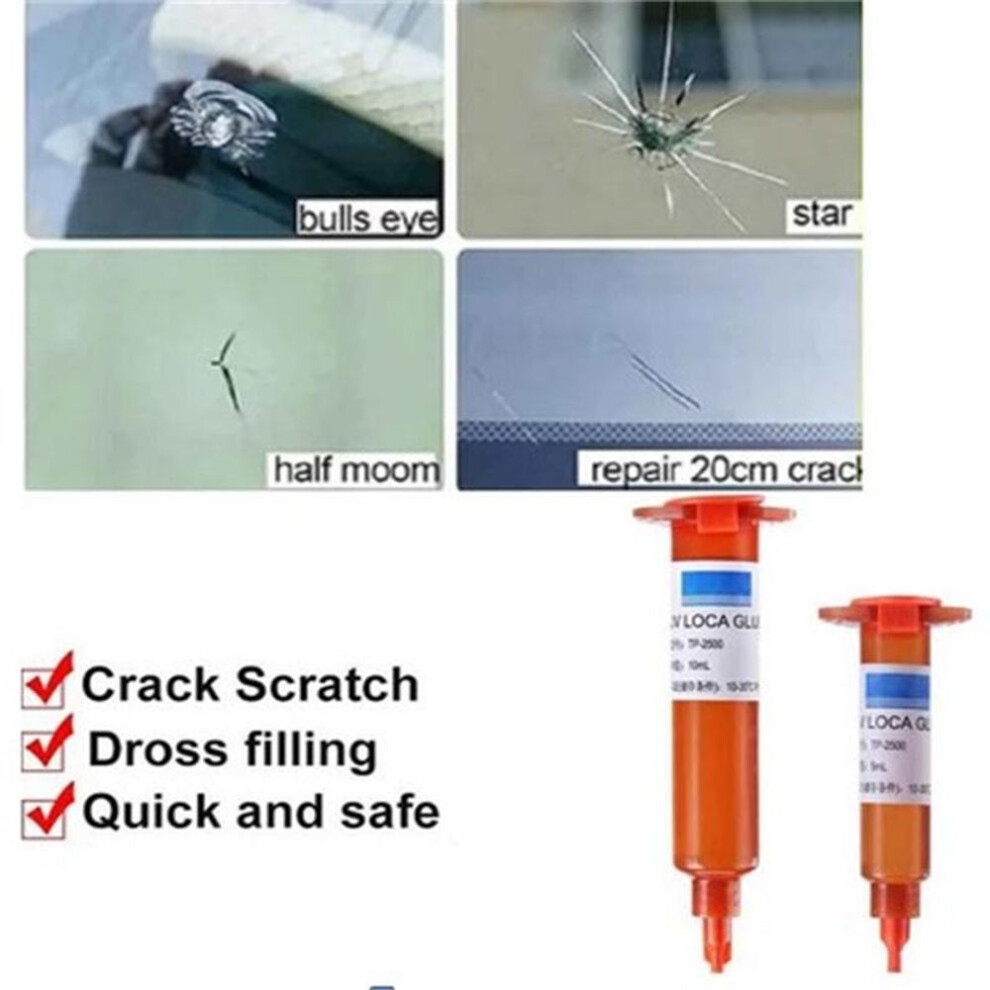 (5ml) Uv Glue Loca Optical Clear Adhesive Cell Phone Glass Lens Lcd Repair 5g Tp-2500