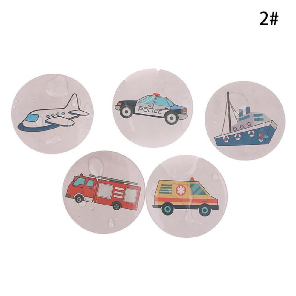 (as the picture) 1set Color Changing Sticker Thermochromic Toilet Sticker Urinal Training Sticker