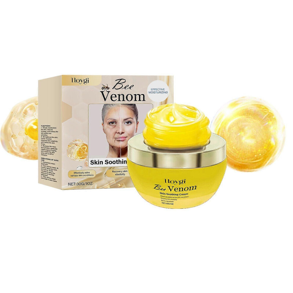 (1Pcs) Bee Venom Skin Treatment Cream, Bee Venom Wrinkle Removal Cream, Bee Venom Anti-Wrinkle Firming Cream, Skin Care Face Moisturizer