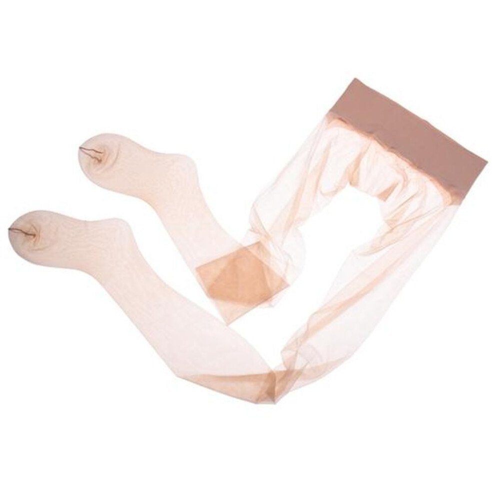 (champagne) Tights Transparent Stocking Women Seamless Pantyhose Ultra-thin Nylon Tights Solid Color Smooth Sheer To Toe Stockings Female Low Waist Tights