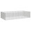 VidaXL vidaXL Free Range Animal Enclosure 24-Panel 21.3x39.4 Galvanized Iron 3