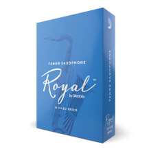 D'Addario Woodwinds - Royal Tenor Saxophone Reeds - Tenor Sax Reeds with Strong Spine - Tenor Saxophone Reeds - Great for Classical or Jazz - Strength