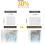 HOMIDEC Portable Wardrobe Foldable Closet with 12 Compartments, 3
