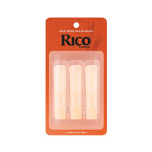 D'Addario Woodwinds - Rico Baritone Sax Reeds - Baritone Saxophone Reeds - Baritone Reeds Crafted for Beginners Students Educators - Strength 1.5 3