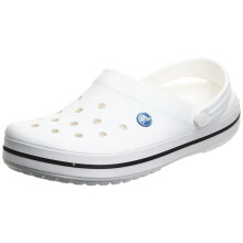 Crocs Unisex-Adult Crocband Clog White 9 Women/7 Men