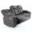 MORE4HOMES (Grey) ASHTON 3 SEATER FABRIC AUTO RECLINER SOFA 5