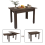 ELECWISH Expandable Dining Table Space Saving Compact 4-6 Seat Kitchen Desk UK 1