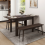 ELECWISH Expandable Dining Table Space Saving Compact 4-6 Seat Kitchen Desk UK 9