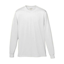 T-shirt a maniche lunghe traspirante Augusta Sportswear Youth - Bianca S