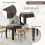 ELECWISH Expandable Dining Table Space Saving Compact 4-6 Seat Kitchen Desk UK 8